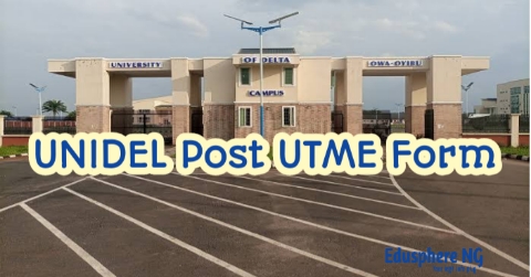 UNIDEL Post UTME Form