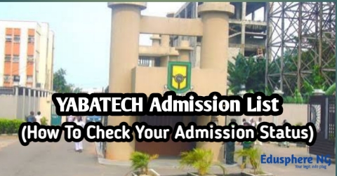 YABATECH Admission List