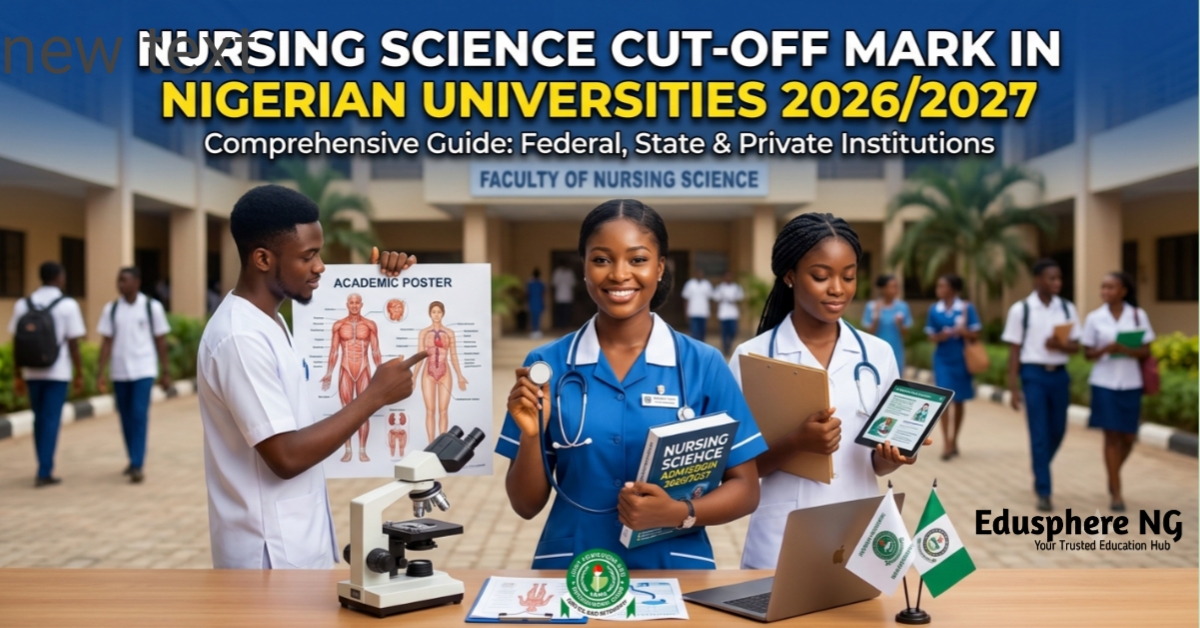 Nursing Cut off mark in Nigerian universities